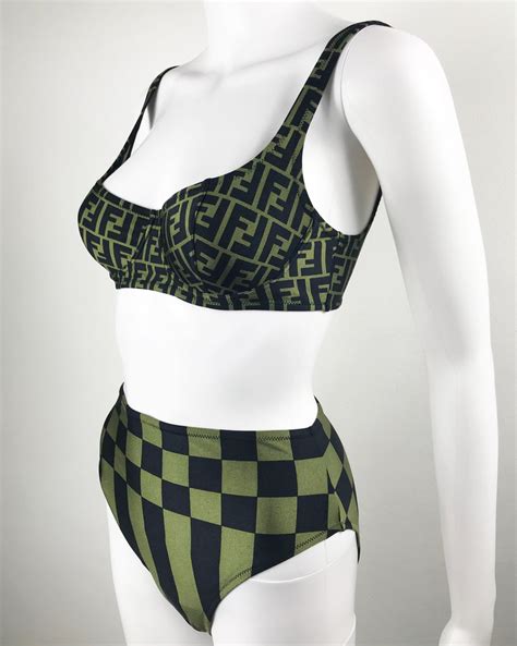 fendi zucca swimsuit|zucca handbags for sale.